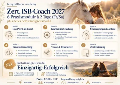 Praxisusbildung zum pferdegestützten ISB-Coach in Solothurn (12 Monate)