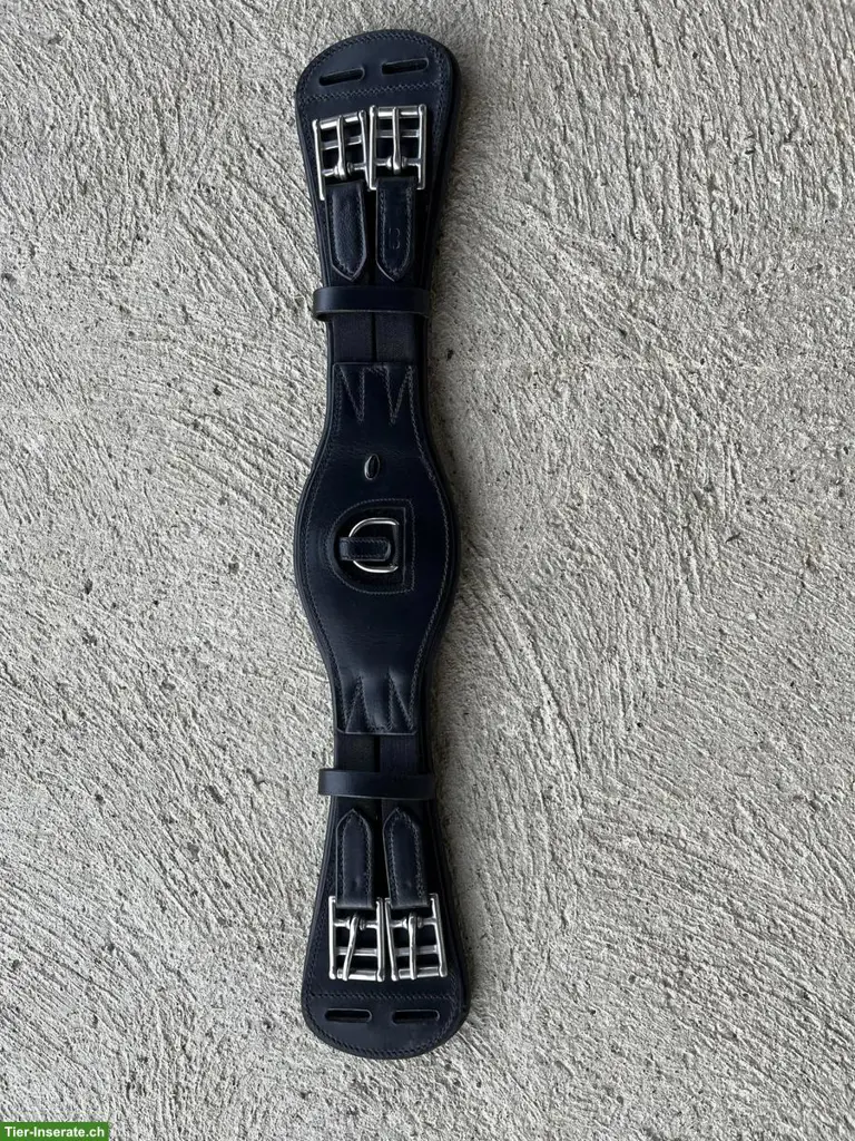 2 Kurzgurten 155 cm, Leder & Kunststoff