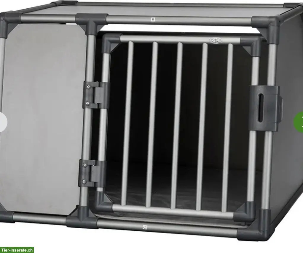Neuwertige TRIXIE Transportbox, L, Alu